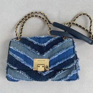 Micheal kors Vivianne denim shoulder bag